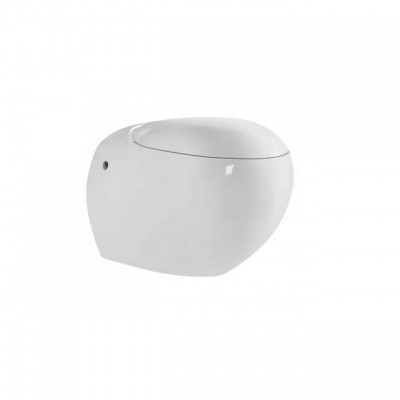 Hot sale egg shape wall hung toilet chaozhou supplier