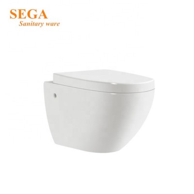 Cheap sanitary p trap toilet wall hung toilet